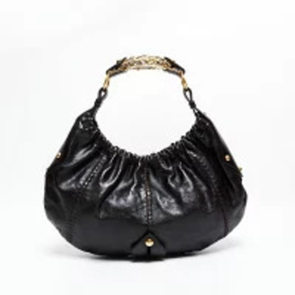 Saint Laurent Yves Shoulder  Brown Bag Mombasa Leather